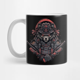 bear samurai Mug